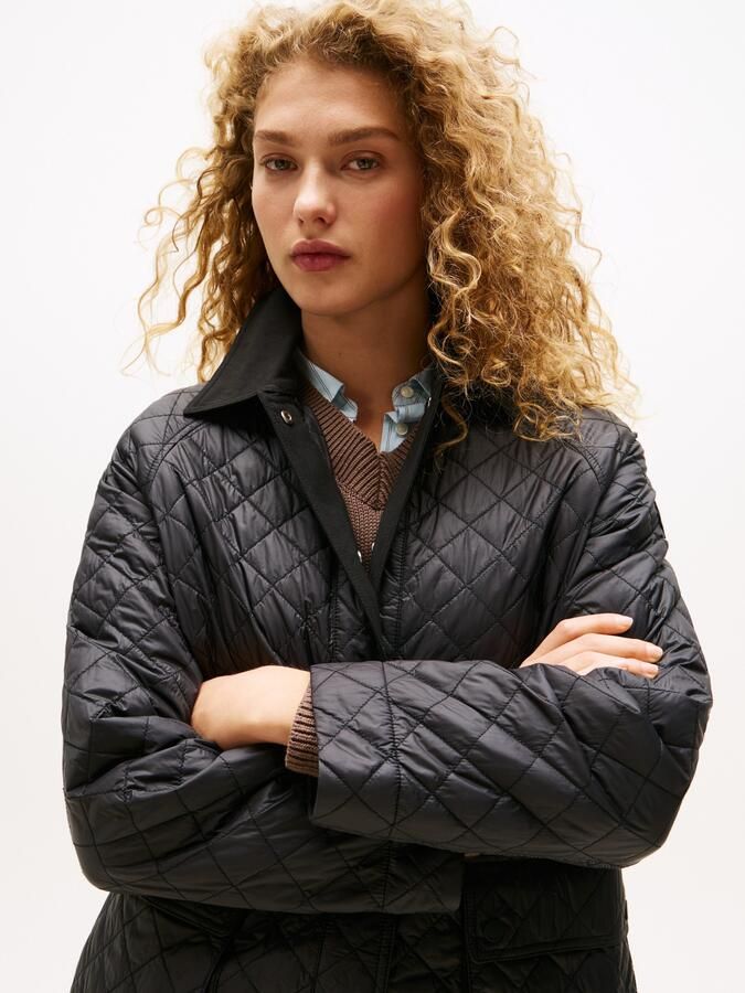 Tommy Hilfiger Gewatteerde jas PADDED NYLON REG QUILTED COAT - Foto 4