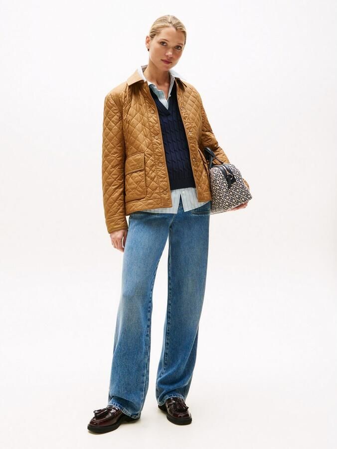 Tommy Hilfiger Gewatteerde jas PADDED NYLON SLIM QUILTED JACKET