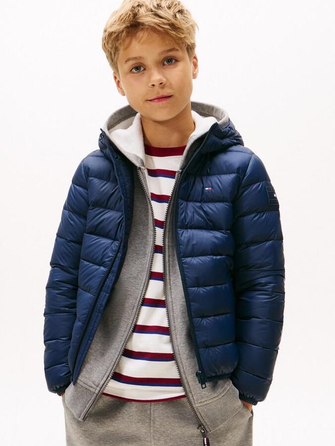 Tommy Hilfiger Gewatteerde jas U LIGHT DOWN HOODED JACKET - Foto 3