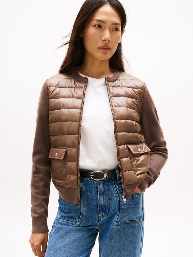 Tommy Hilfiger Gewatteerde jas UL PADDED REG KNIT MIX JACKET - Foto 4