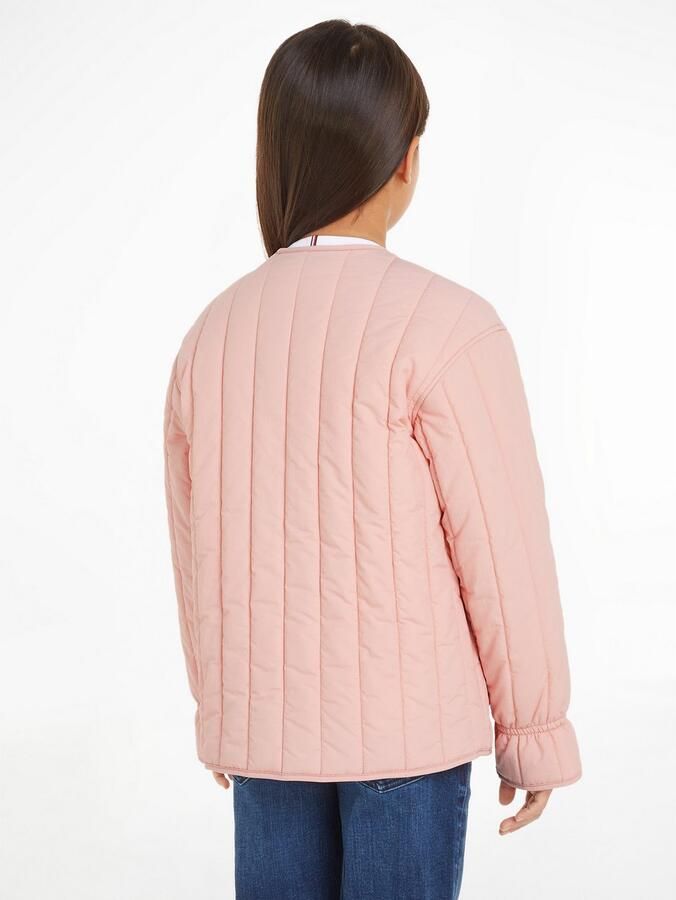Tommy Hilfiger Gewatteerde jas UTILITY QUILTED JACKET Kinderen tot 16 jaar met logostiksel - Foto 6