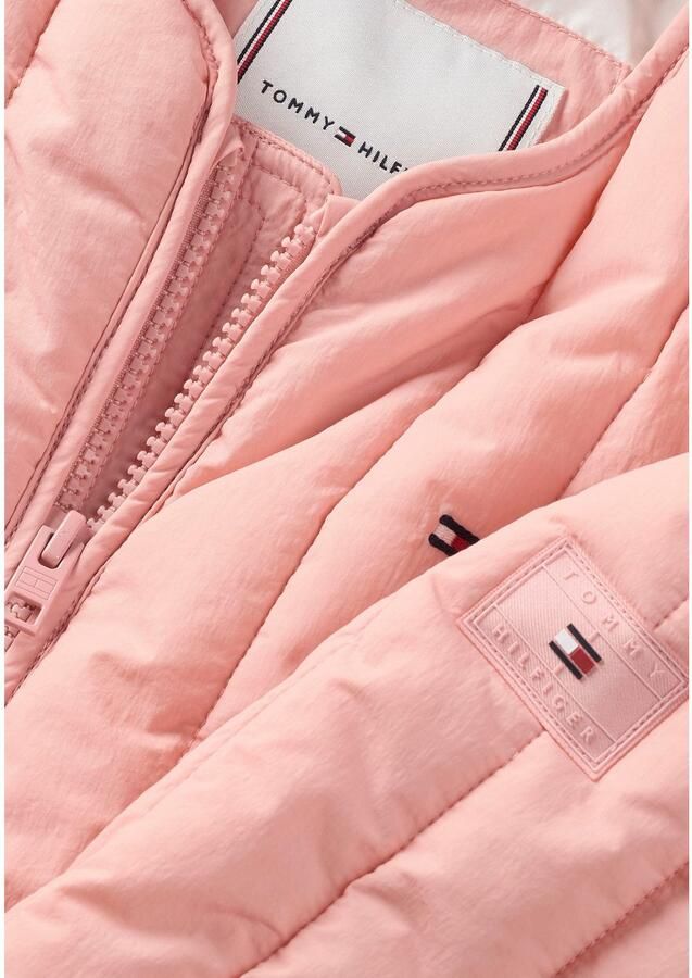 Tommy Hilfiger Gewatteerde jas UTILITY QUILTED JACKET Kinderen tot 16 jaar met logostiksel - Foto 7