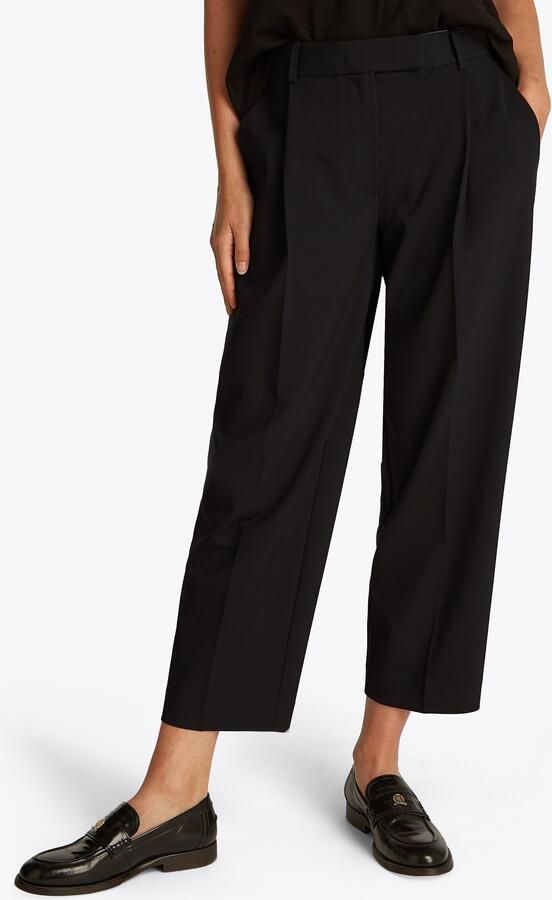 Tommy Hilfiger Geweven broek Low Normal Waist Bi-Stretch Riemlus elastisch onderhoudsvriendelijk kreukvrij business casual - Foto 5