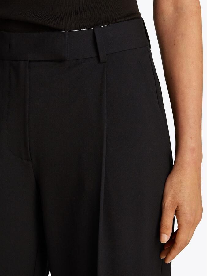 Tommy Hilfiger Geweven broek Low Normal Waist Bi-Stretch Riemlus elastisch onderhoudsvriendelijk kreukvrij business casual