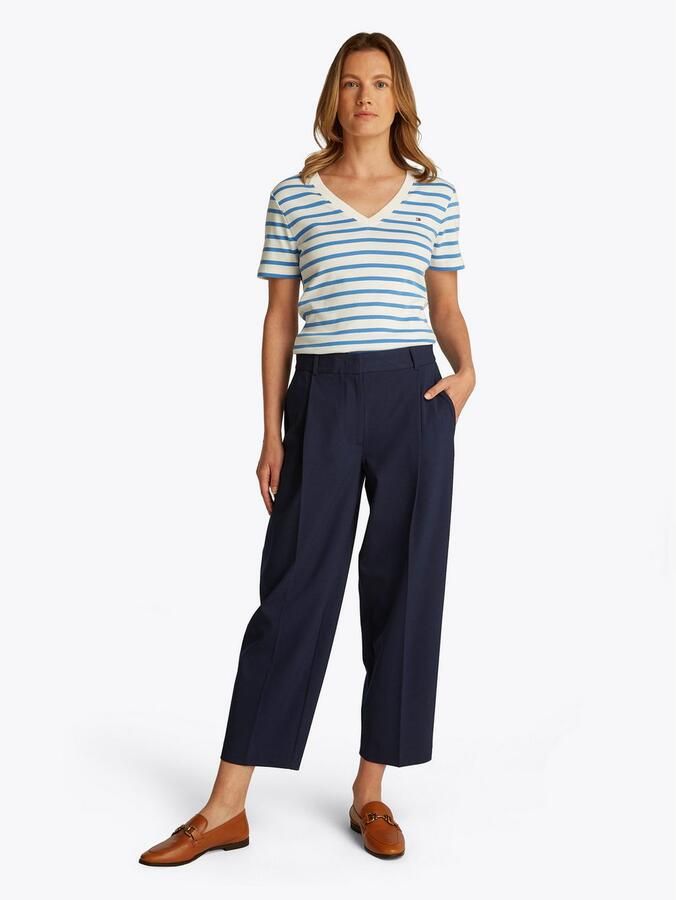 Tommy Hilfiger Geweven broek Low Normal Waist Bi-Stretch Riemlus elastisch onderhoudsvriendelijk kreukvrij business casual - Foto 2