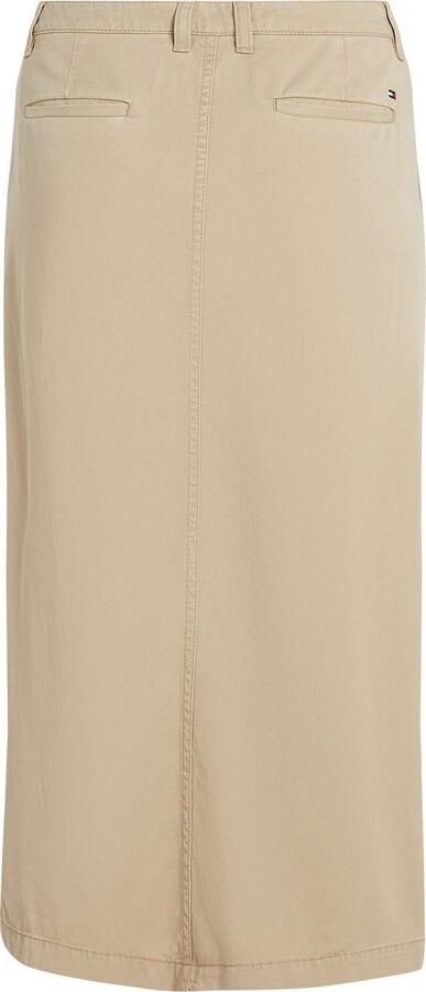 Tommy Hilfiger Chinorok in midilengte van een mix van lyocell en katoen - Foto 5