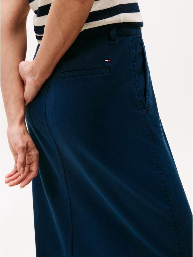 Tommy Hilfiger Geweven rok CO TENCEL MIDI SKIRT