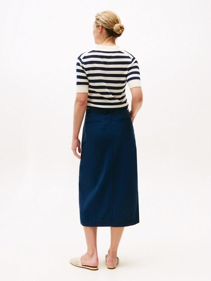 Tommy Hilfiger Geweven rok CO TENCEL MIDI SKIRT - Foto 3