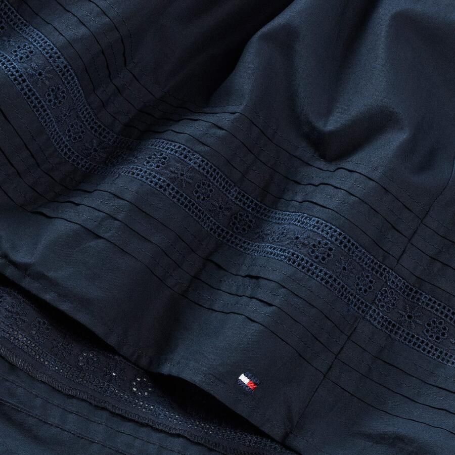 Tommy Hilfiger Geweven rok EMBROIDERED TAPE SKIRT voor kinderen tot 16 jaar met borduursel