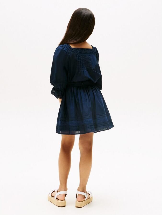 Tommy Hilfiger Geweven rok EMBROIDERED TAPE SKIRT voor kinderen tot 16 jaar met borduursel - Foto 5