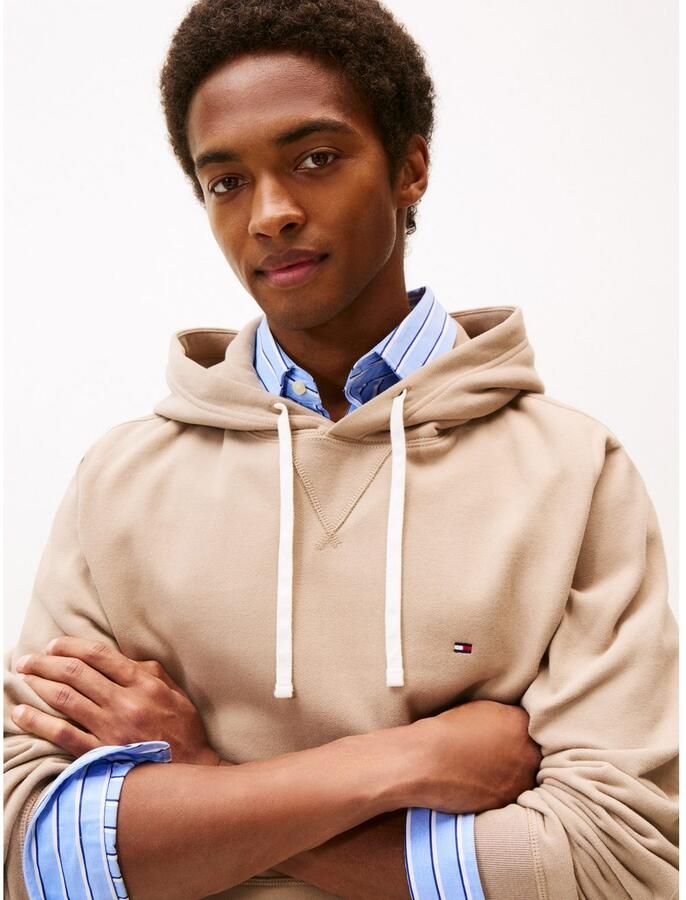 Tommy Hilfiger Hoodie ESS SEASONAL FLEECE HOODY met capuchon en kangoeroezak