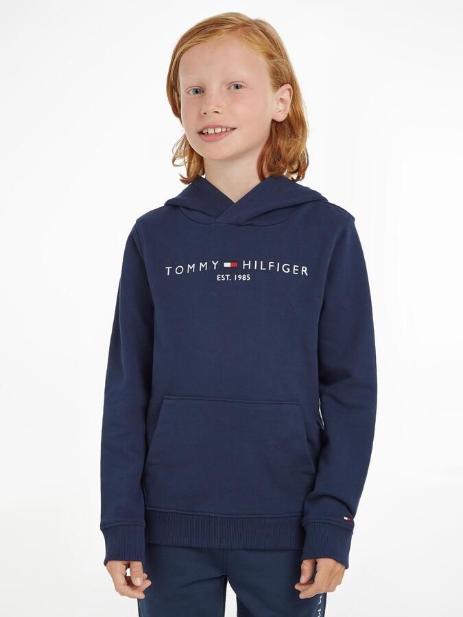 Tommy Hilfiger Hoodie ESSENTIAL HOODIE Kinderen Kids Junior MiniMe voor en - Foto 12