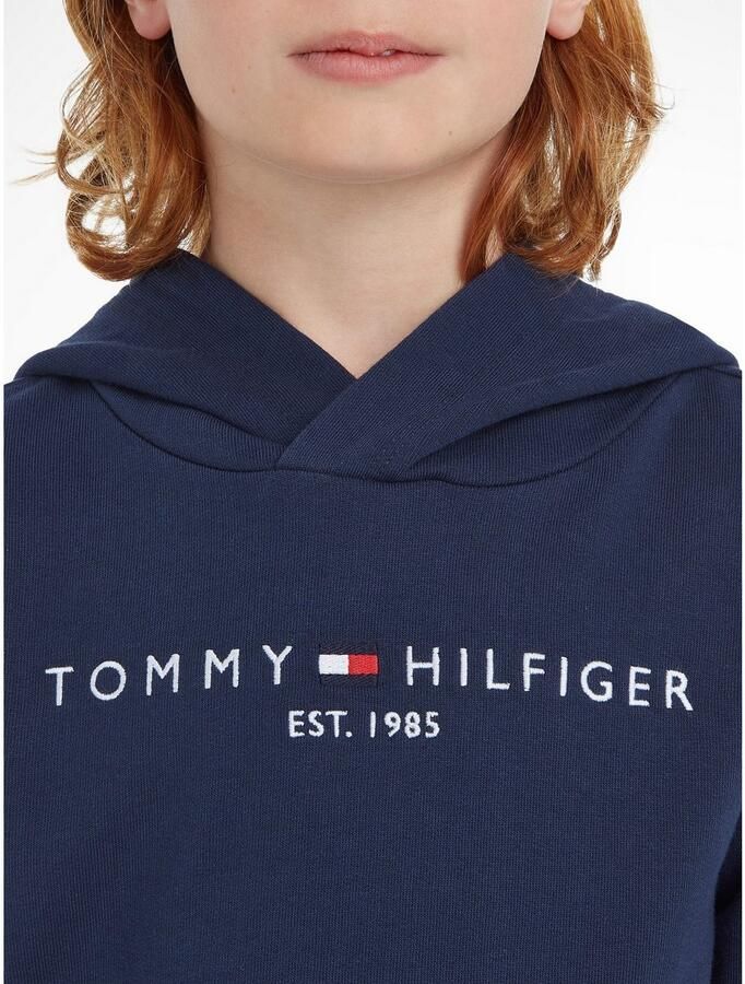 Tommy Hilfiger Hoodie ESSENTIAL HOODIE Kinderen Kids Junior MiniMe voor en - Foto 3