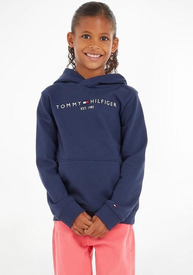 Tommy Hilfiger Hoodie ESSENTIAL HOODIE Kinderen Kids Junior MiniMe voor en - Foto 11