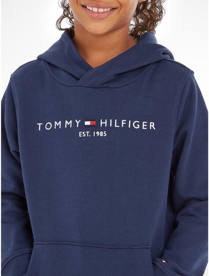 Tommy Hilfiger Hoodie ESSENTIAL HOODIE Kinderen Kids Junior MiniMe voor en - Foto 4