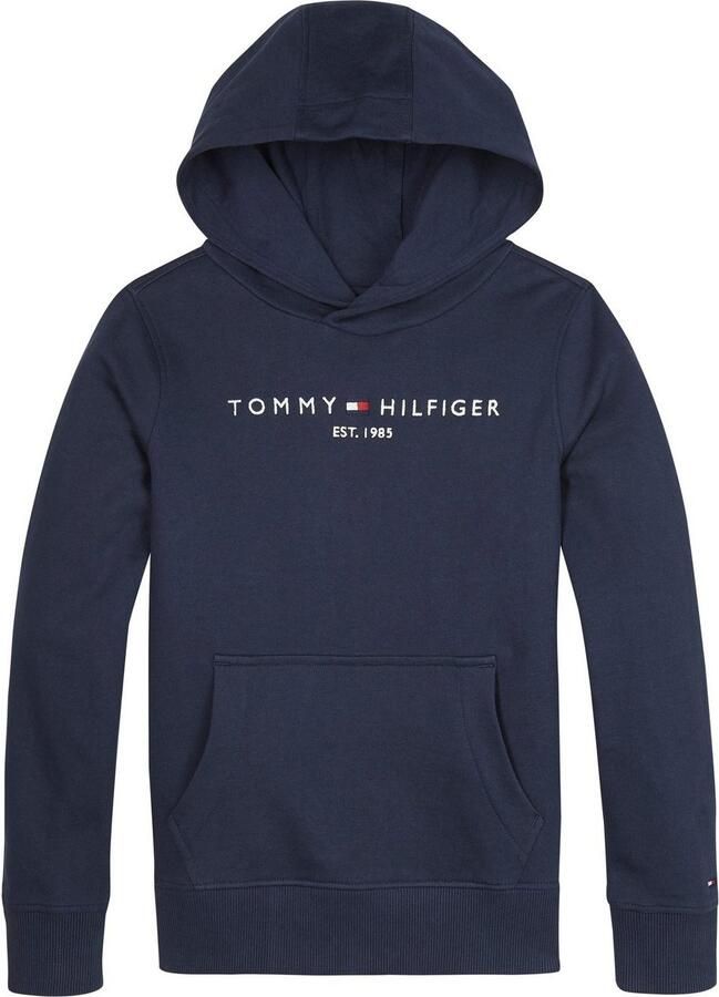 Tommy Hilfiger Hoodie ESSENTIAL HOODIE Kinderen Kids Junior MiniMe voor en - Foto 8