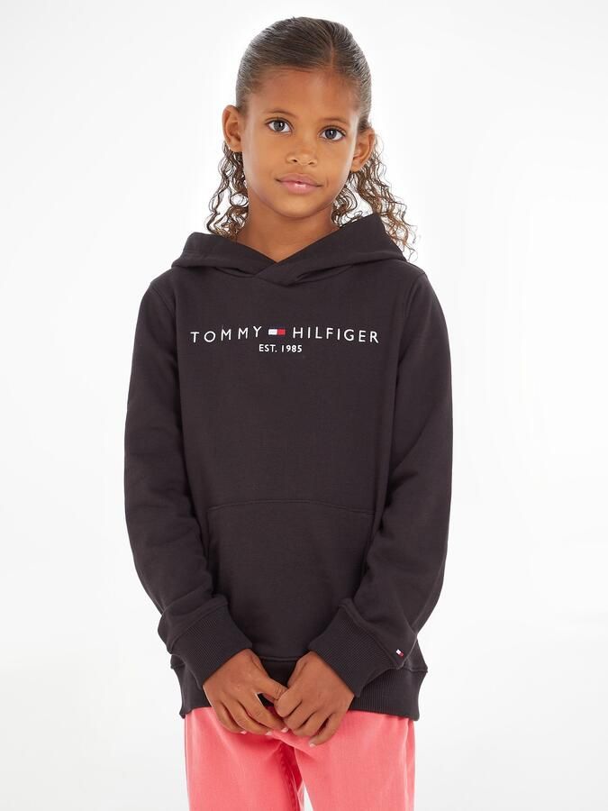 Tommy Hilfiger Hoodie ESSENTIAL HOODIE Kinderen Kids Junior MiniMe voor en - Foto 14