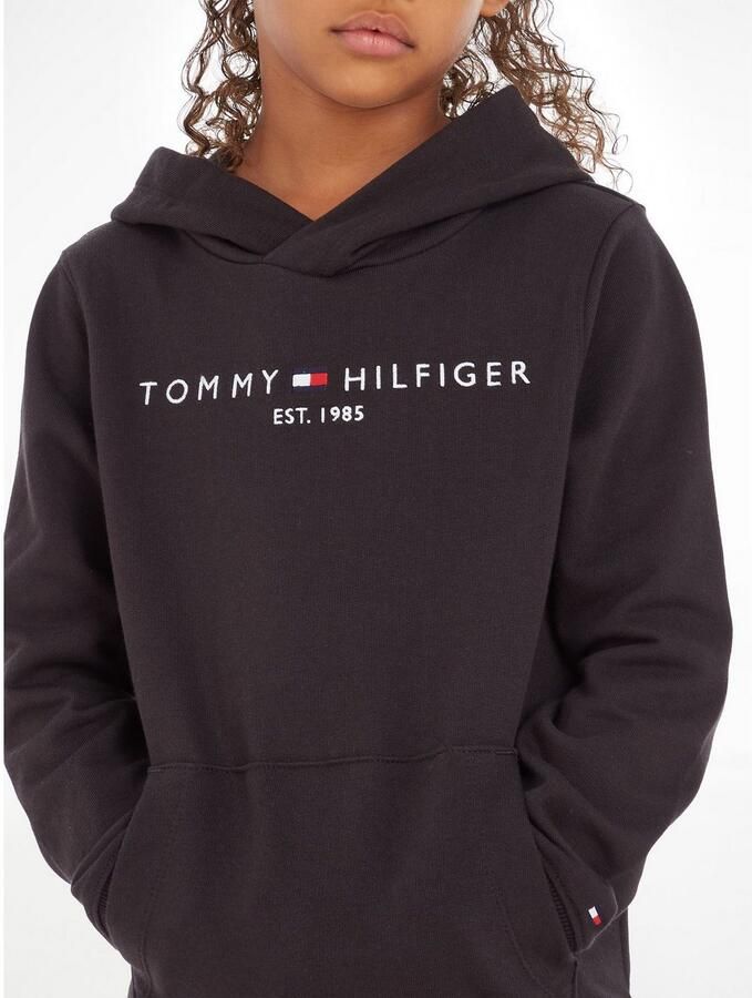 Tommy Hilfiger Hoodie ESSENTIAL HOODIE Kinderen Kids Junior MiniMe voor en - Foto 7