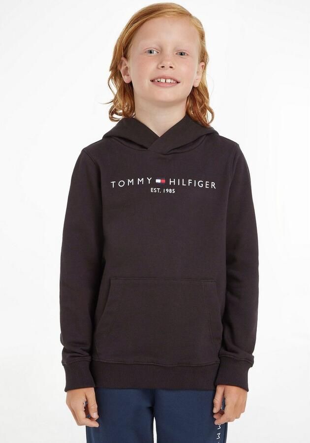Tommy Hilfiger Hoodie ESSENTIAL HOODIE Kinderen Kids Junior MiniMe voor en - Foto 12
