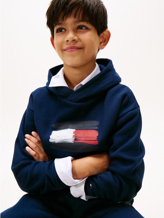 Tommy Hilfiger Hoodie FLAG HOODIE Kinderen tot 16 jaar - Foto 2