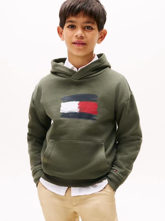Tommy Hilfiger Hoodie FLAG HOODIE Kinderen tot 16 jaar - Foto 6