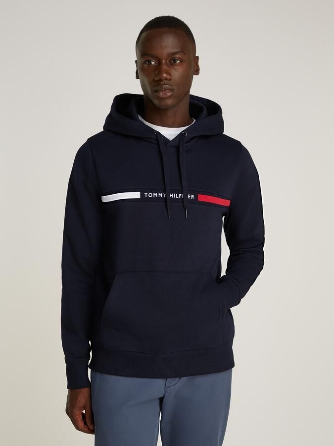 Tommy Hilfiger Hoodie HILFIGER CHEST INSERT HOODY met capuchon en logo - Foto 8