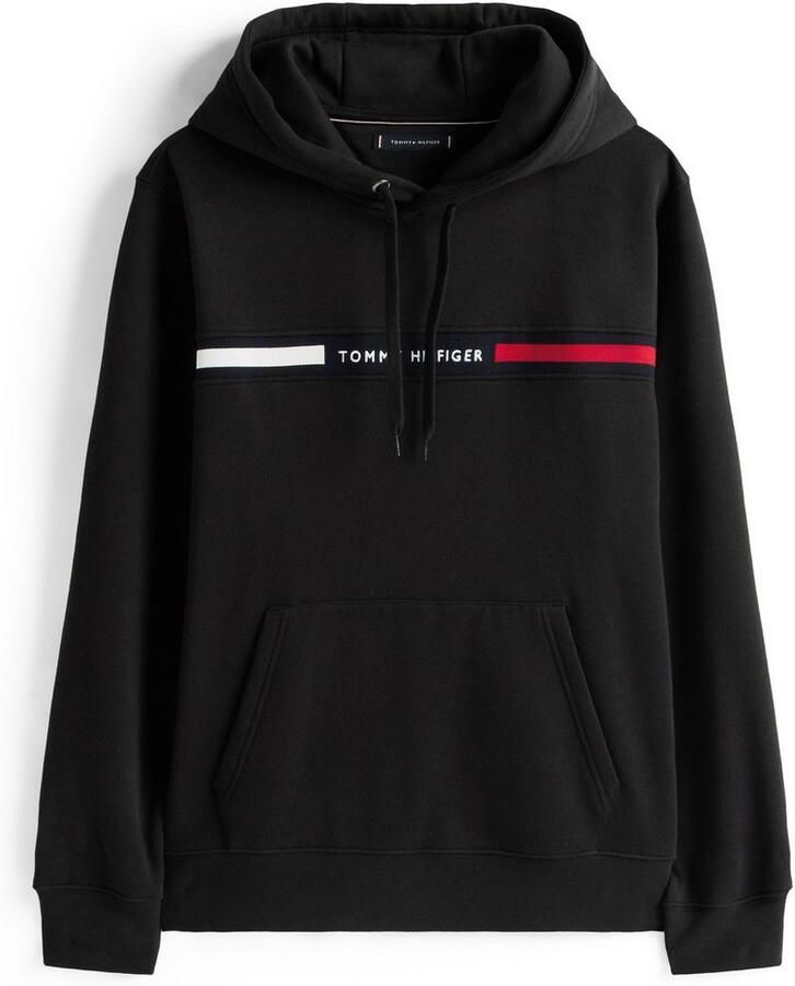 Tommy Hilfiger Hoodie HILFIGER CHEST INSERT HOODY met capuchon en logo