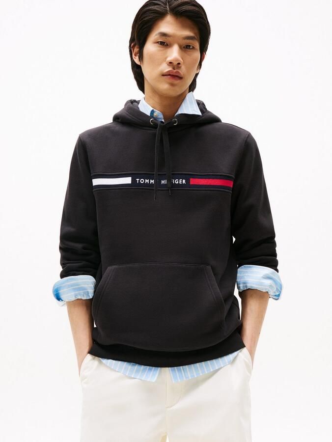 Tommy Hilfiger Hoodie HILFIGER CHEST INSERT HOODY met capuchon en logo - Foto 8