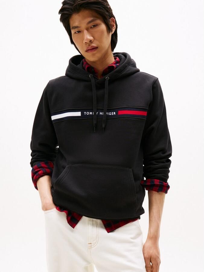 Tommy Hilfiger Hoodie HILFIGER CHEST INSERT HOODY met capuchon en logo - Foto 10