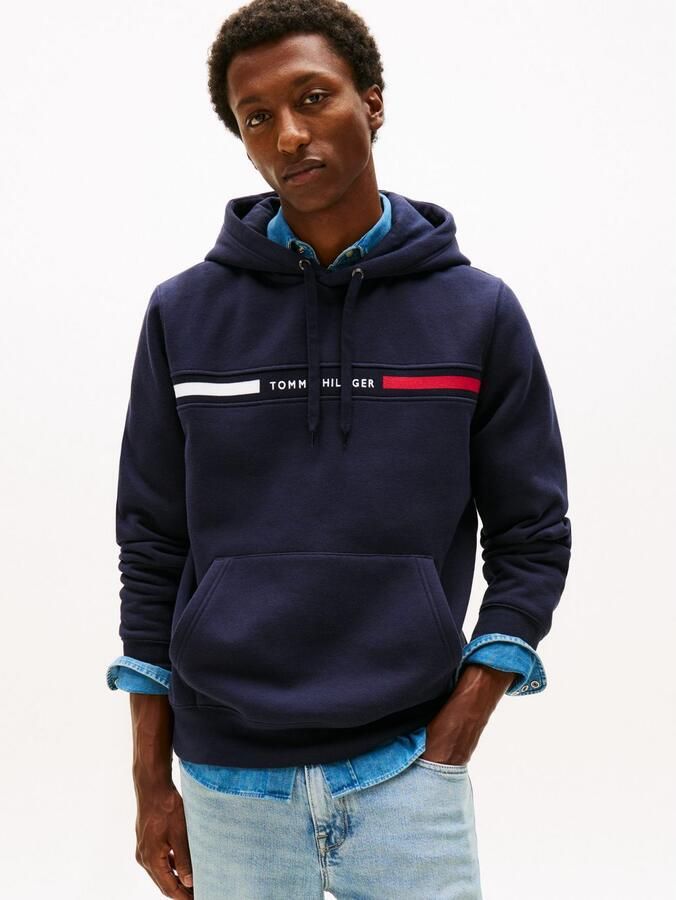 Tommy Hilfiger Hoodie HILFIGER CHEST INSERT HOODY met capuchon en logo - Foto 5