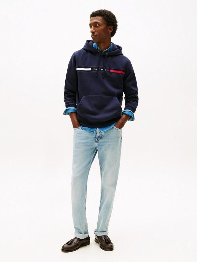 Tommy Hilfiger Hoodie HILFIGER CHEST INSERT HOODY met capuchon en logo - Foto 6