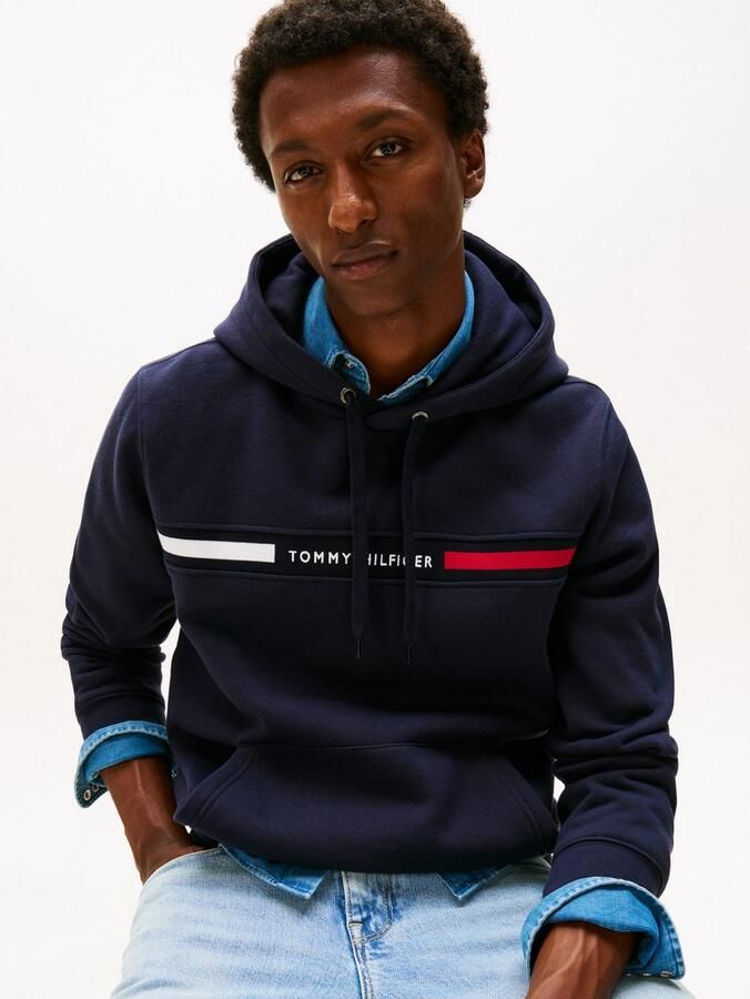 Tommy Hilfiger Hoodie HILFIGER CHEST INSERT HOODY met capuchon en logo - Foto 7