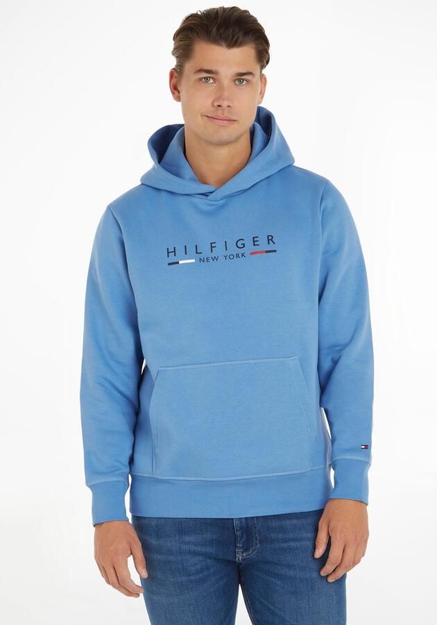 Tommy Hilfiger NY Hoodie met capuchon en zakken Blue Heren - Foto 6
