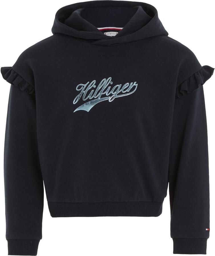 Tommy Hilfiger Hoodie HILFIGER SCRIPT RUFFLE HOODIE - Foto 4