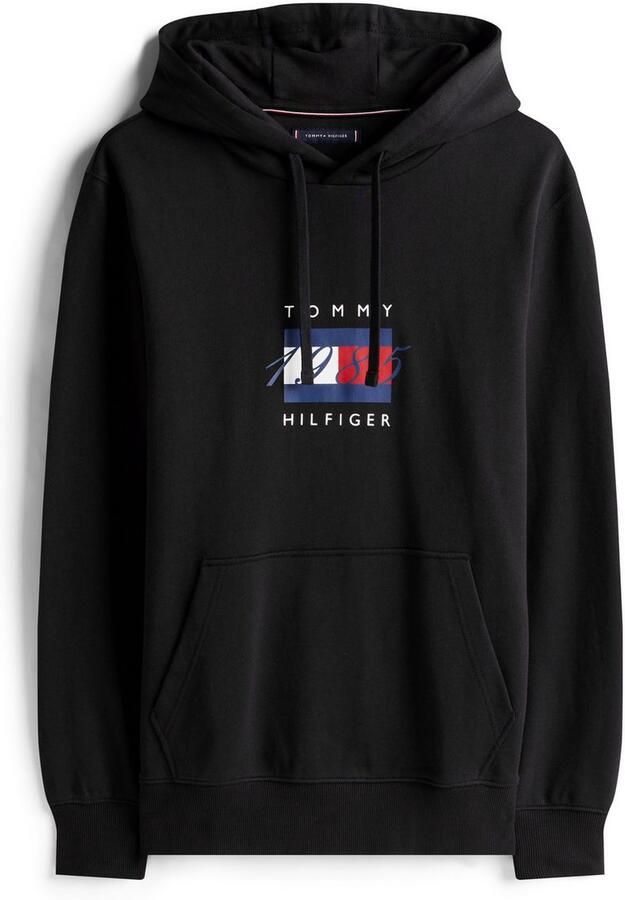 Tommy Hilfiger Hoodie LINEAR FLAG GRAPHIC Regular Fit hoodie capuchon met tunnelkoord - Foto 4