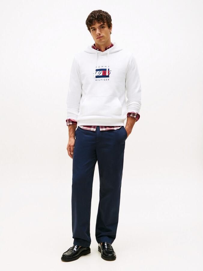 Tommy Hilfiger Hoodie LINEAR FLAG GRAPHIC Regular Fit hoodie capuchon met tunnelkoord - Foto 2