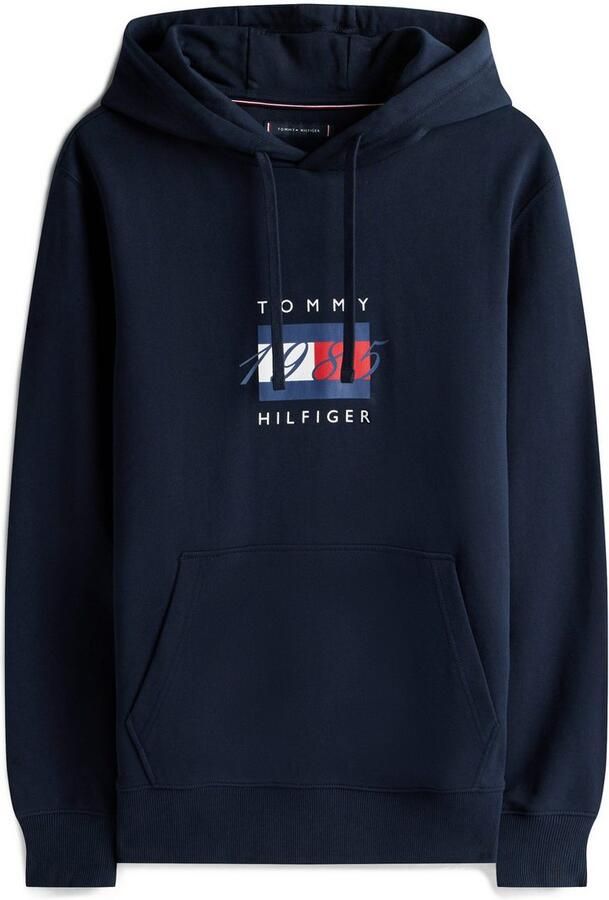 Tommy Hilfiger Hoodie LINEAR FLAG GRAPHIC Regular Fit hoodie capuchon met tunnelkoord - Foto 4