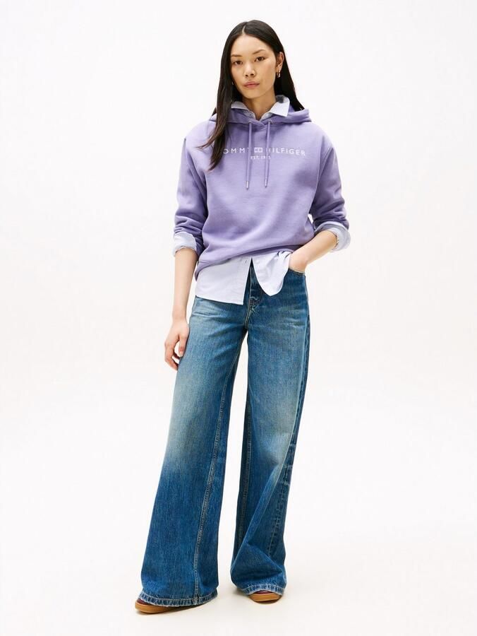 Tommy Hilfiger Hoodie MDRN REG CORP LOGO HOODIE met geborduurd logo-opschrift - Foto 3