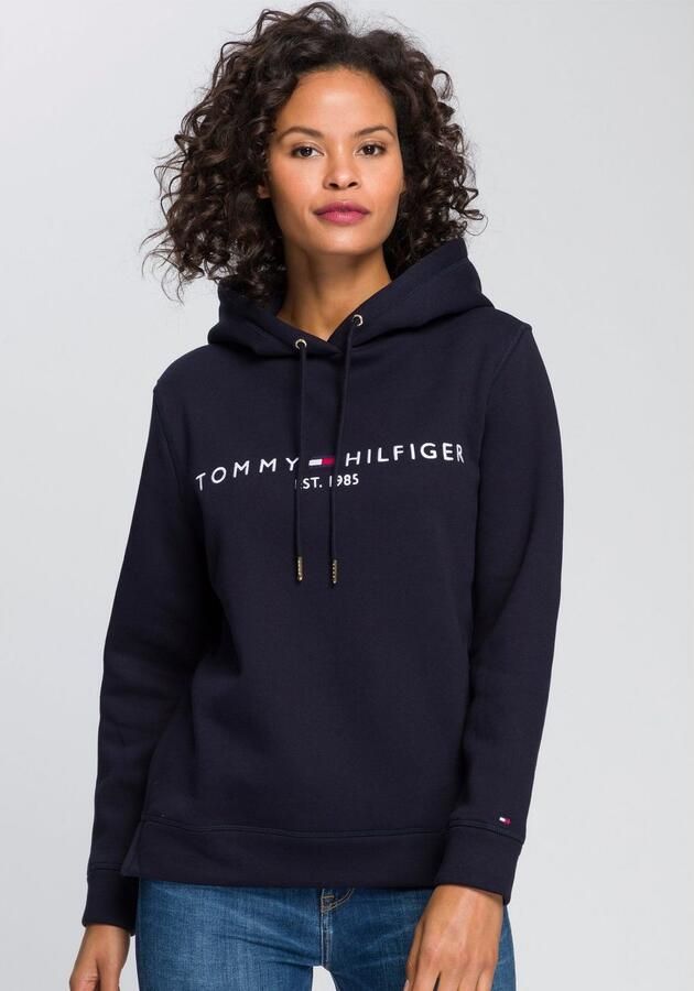 TOMMY HILFIGER Dames Truien & Vesten Heritage Hilfiger Hoodie Ls Donkerblauw - Foto 10