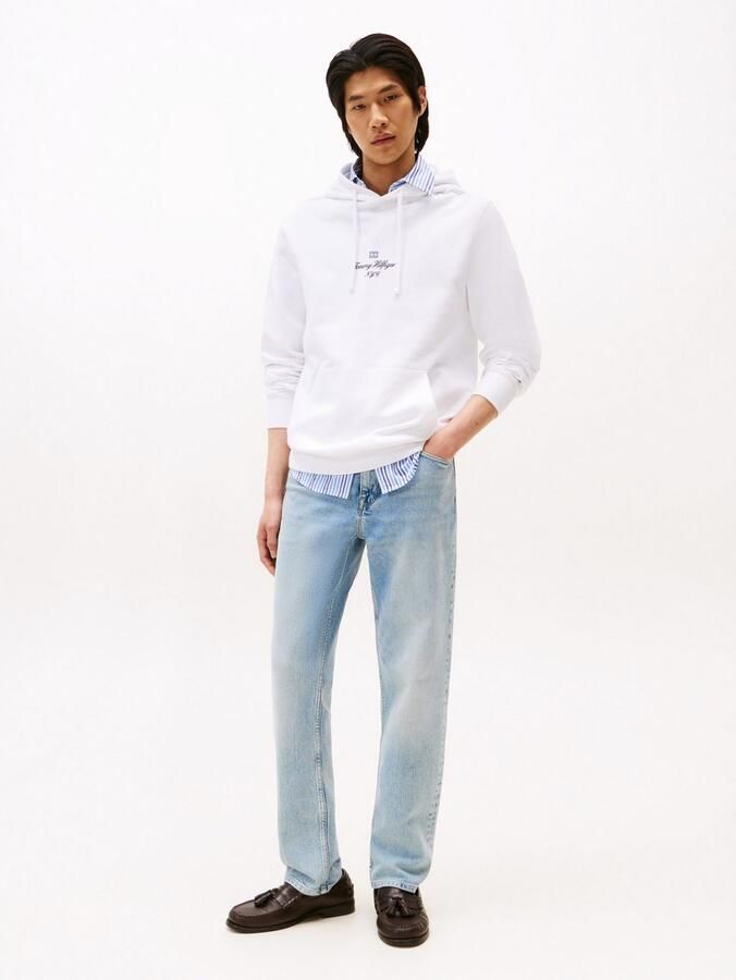 Tommy Hilfiger Hoodie OUTLINE FLAG SCRIPT HOODIE met contrastkleurig borduursel - Foto 4