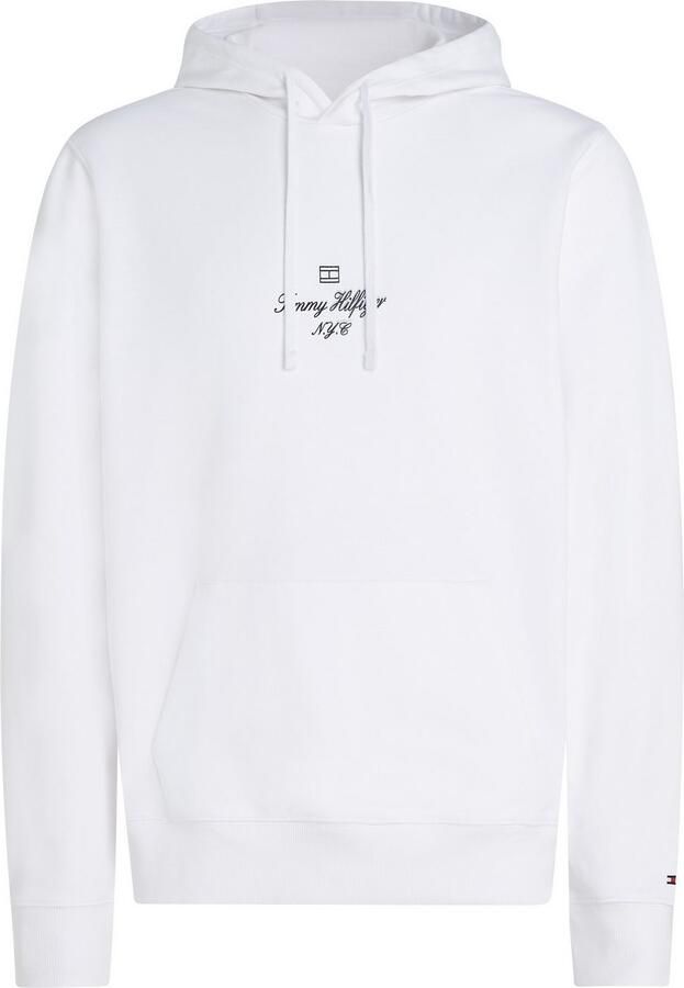 Tommy Hilfiger Hoodie OUTLINE FLAG SCRIPT HOODIE met contrastkleurig borduursel - Foto 6