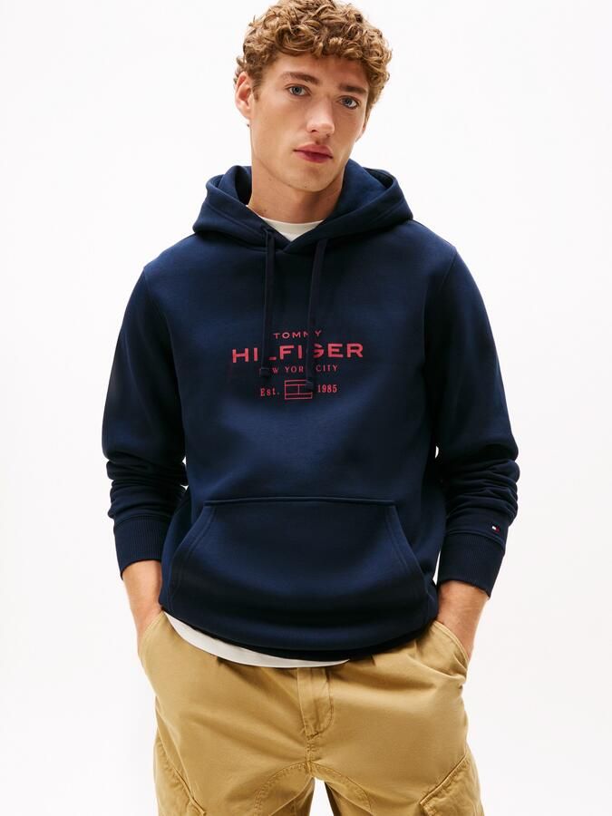 Tommy Hilfiger Sweater OVAL GRAPHIC HOODIE - Foto 4