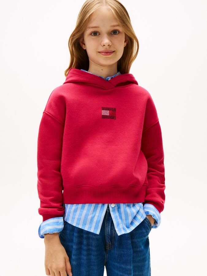 Tommy Hilfiger Teens Regular fit hoodie van katoenmix - Foto 5