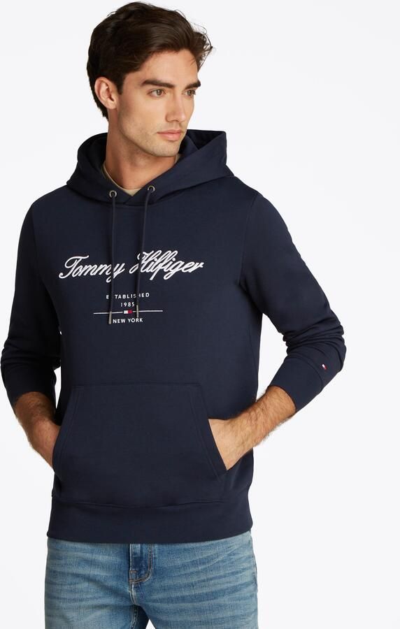 Tommy Hilfiger Hoodie SCRIPT LOGO HOODY met opgestikt logo - Foto 14