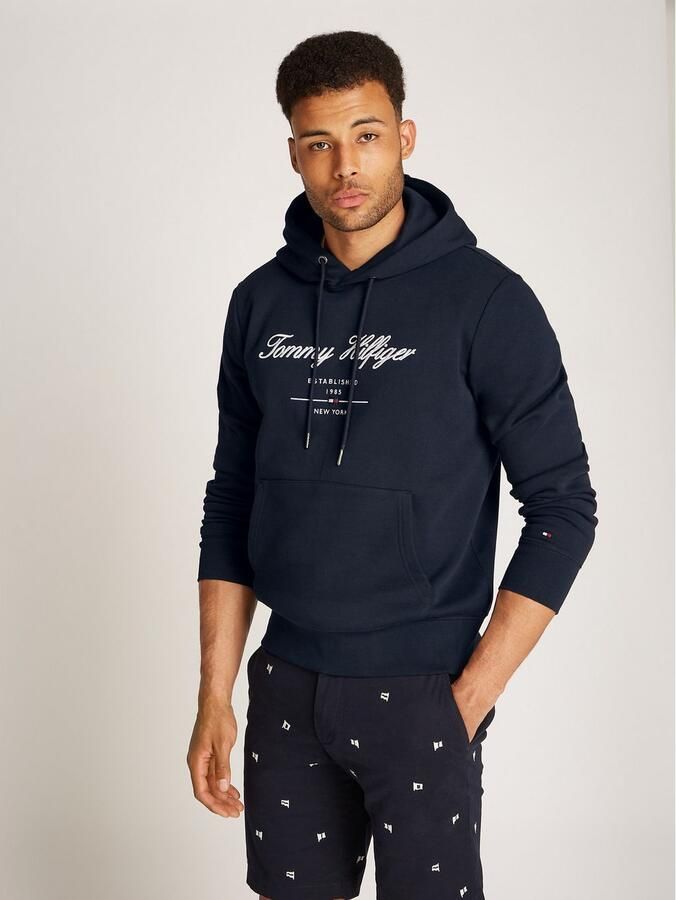 Tommy Hilfiger Hoodie SCRIPT LOGO HOODY met opgestikt logo - Foto 3