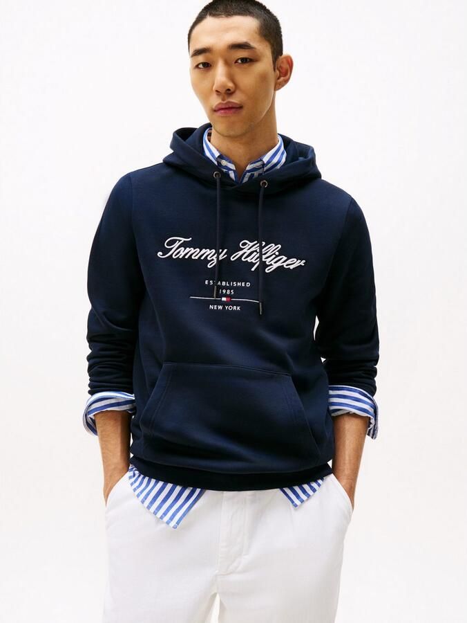 Tommy Hilfiger Hoodie SCRIPT LOGO HOODY met opgestikt logo - Foto 11