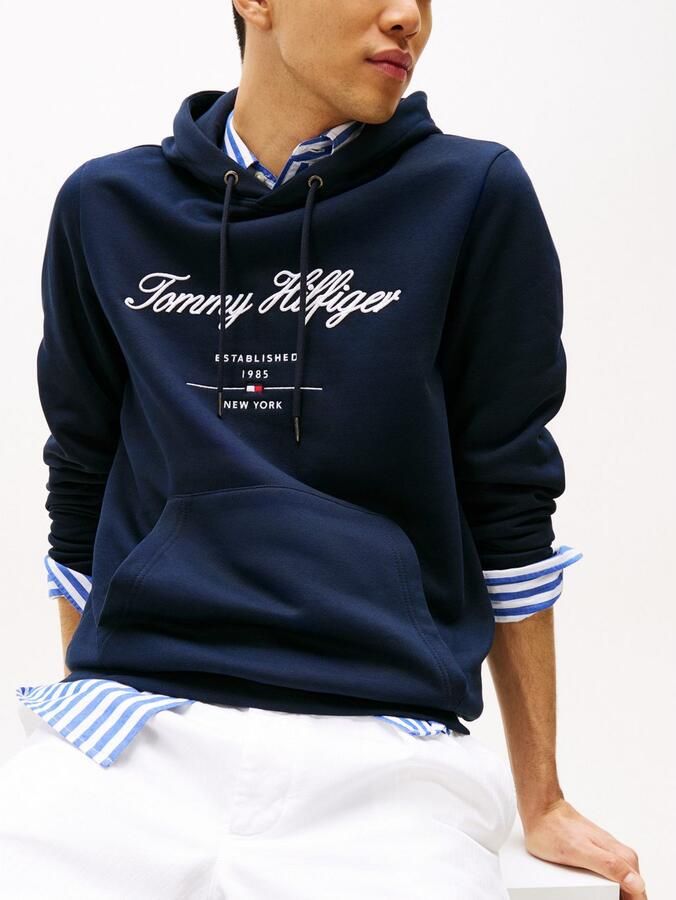 Tommy Hilfiger Hoodie SCRIPT LOGO HOODY met opgestikt logo - Foto 12