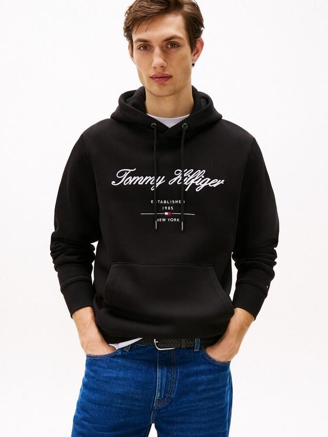 Tommy Hilfiger Hoodie SCRIPT LOGO HOODY met opgestikt logo - Foto 5