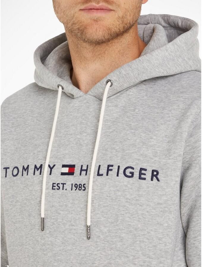 Tommy Hilfiger Grijze Trui Effen Katoenmix NorHeren Pasvorm Gray Heren - Foto 8
