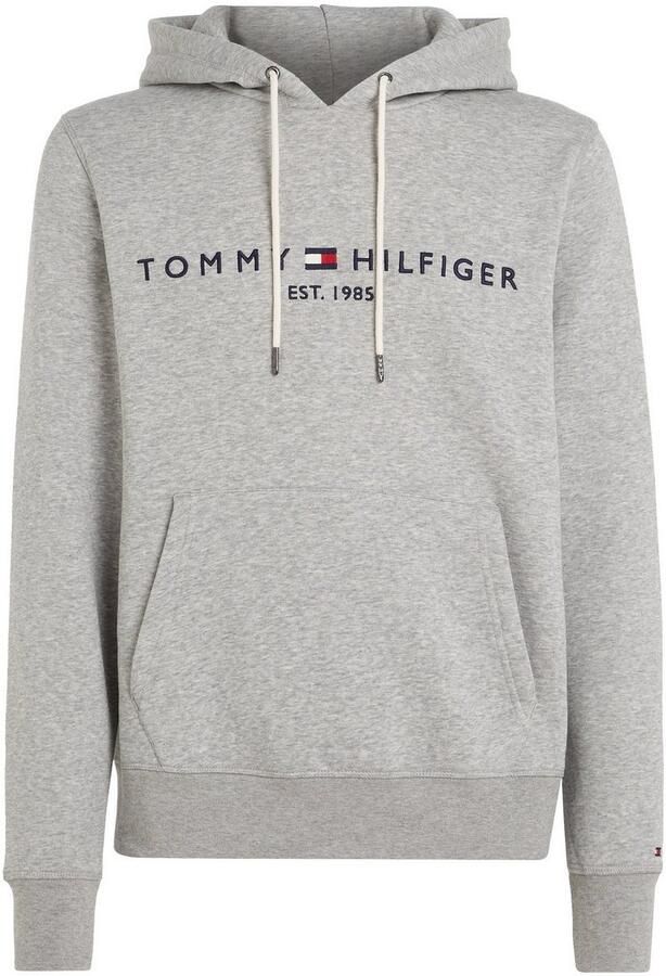 Tommy Hilfiger Grijze Trui Effen Katoenmix NorHeren Pasvorm Gray Heren - Foto 13